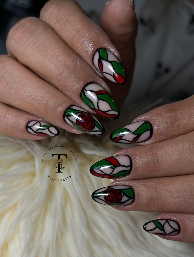 Glass nails by Teodora